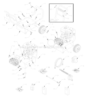 Page B Diagram and Parts List for 1539-0  Briggs and Stratton Pressure Washer